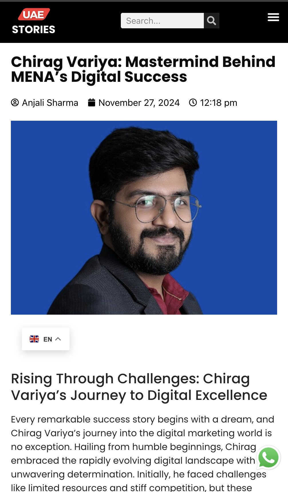 UAE Stories article